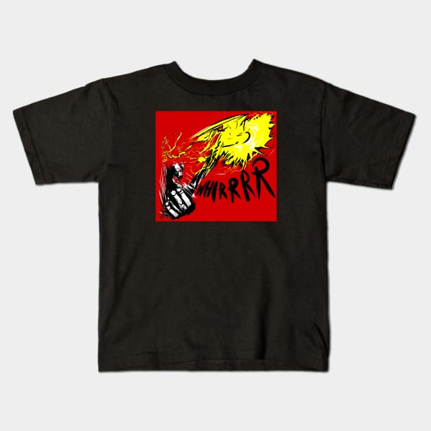 Borderlands Psycho on Fire  Edit Kids T-Shirt by DougSQ